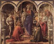 Adoration of the Child with Saints g, LIPPI, Fra Filippo